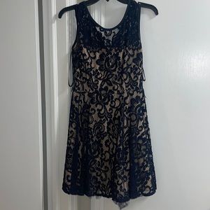 Betsy & Adam Formal Navy Dress 4P